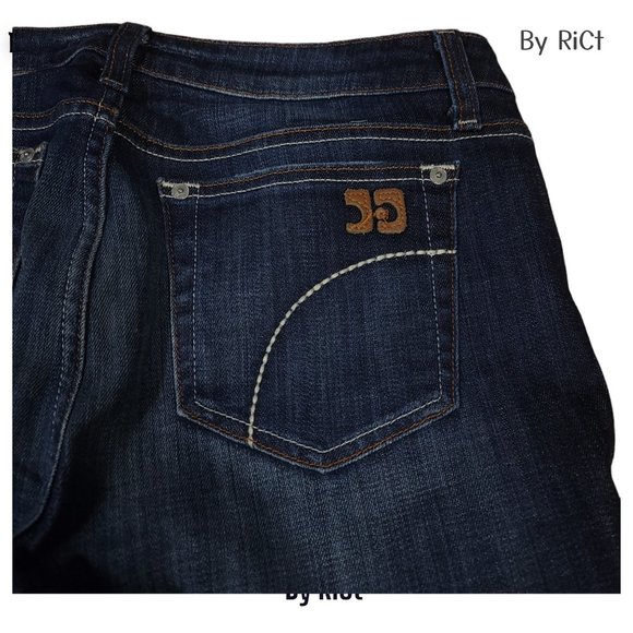 Joe's Honey Bootcut Women's Jeans Size 30x30 Mid rise Zip Stretch Blue Denim - Picture 12 of 13